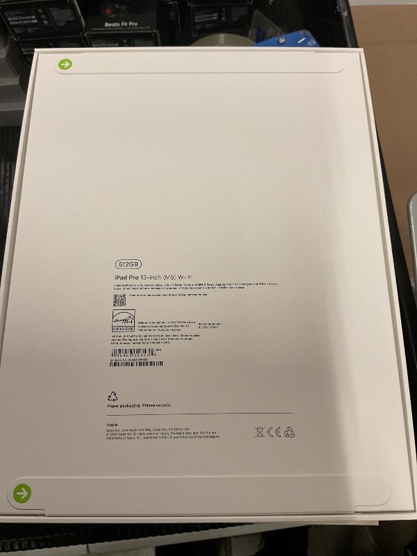 Photo 1 of FACTORY SEALED—- Apple iPad Pro 13-inch (M5): Ultra Retina XDR Display, 512GB, Landscape 12MP Front Camera/12MP Back Camera, LiDAR Scanner, Wi-Fi 7 with Apple N1, Face ID, All-Day Battery Life — Space Black