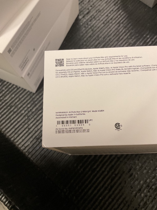 Photo 1 of FACTORY SEALED—- Apple AirPods Max 2 Wireless Over-Ear Headphones, Active Noise Cancellation, Adaptive Audio, Personalized Spatial Audio, Live Translation, Bluetooth Headphones for iPhone – Midnight