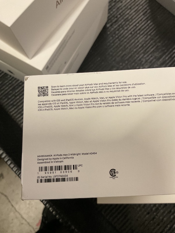 Photo 1 of FACTORY SEALED—- Apple AirPods Max 2 Wireless Over-Ear Headphones, Active Noise Cancellation, Adaptive Audio, Personalized Spatial Audio, Live Translation, Bluetooth Headphones for iPhone – Midnight