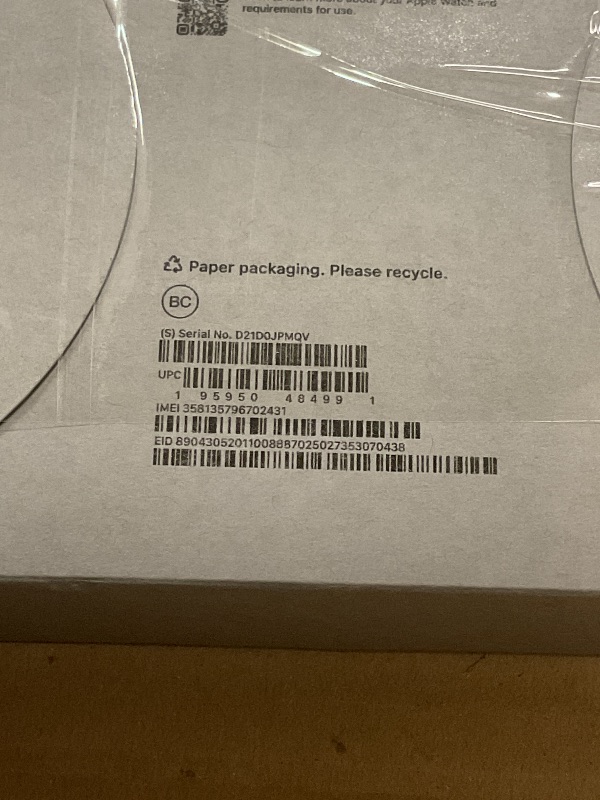 Photo 1 of FACTORY SEALED— Apple Watch Ultra 3 [GPS + Cellular 49mm] Running & Multisport Smartwatch w/Rugged Titanium Case w/Black Alpine Loop - M. Satellite Communications, Advanced Health & Fitness Tracking