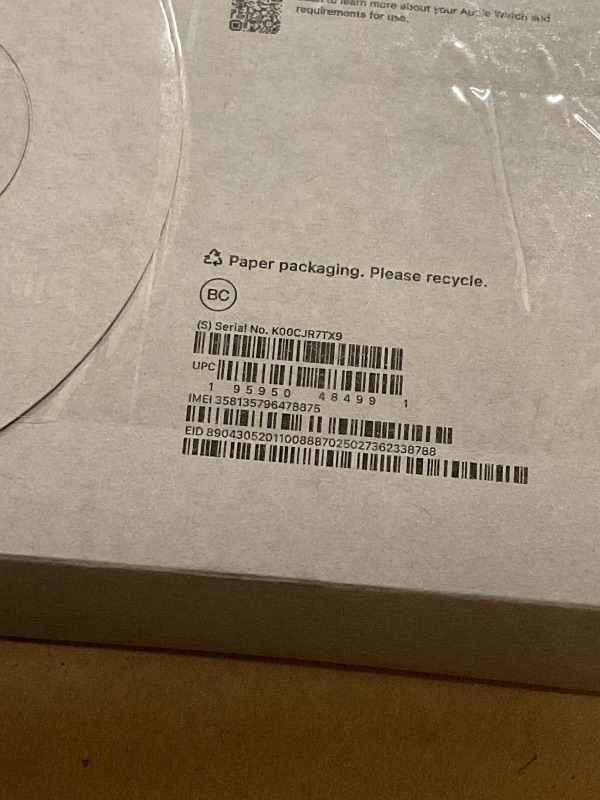 Photo 1 of FACTORY SEALED— Apple Watch Ultra 3 [GPS + Cellular 49mm] Running & Multisport Smartwatch w/Rugged Titanium Case w/Black Alpine Loop - M. Satellite Communications, Advanced Health & Fitness Tracking