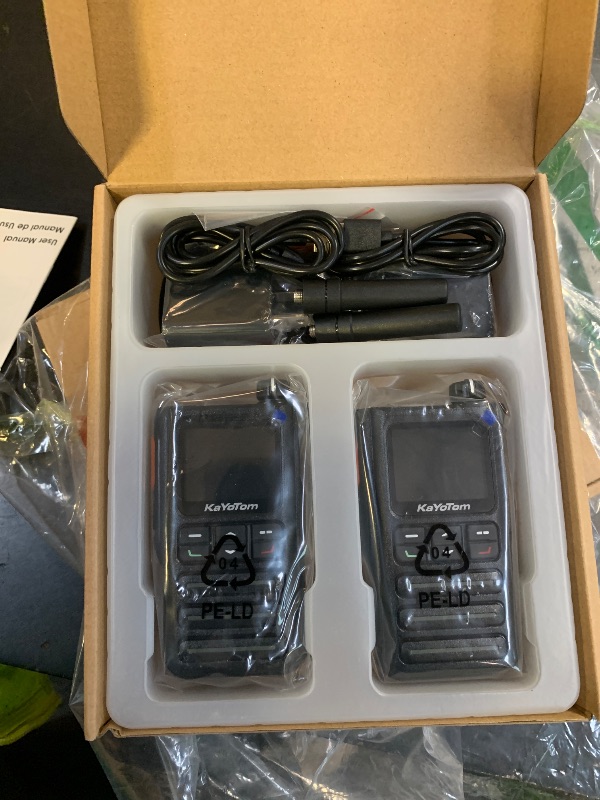 Photo 1 of KaYoTom Radios G09 GPS Two-Way Radios (4-Pack)