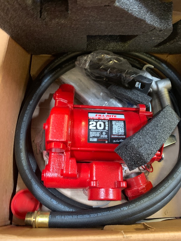 Photo 1 of Fill-Rite FR700V 115V 20 GPM Fuel Transfer Pump