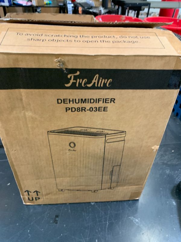 View 2 of FreAire 2500Sq.Ft Dehumidifier,34Pint Dehumidifiers for Home, Quiet Dehumidifier for Basement, Bedroom, Bathroom,6.56FT Drain Hose, 0.66Gal Water Tank,3-Color Humidity Light