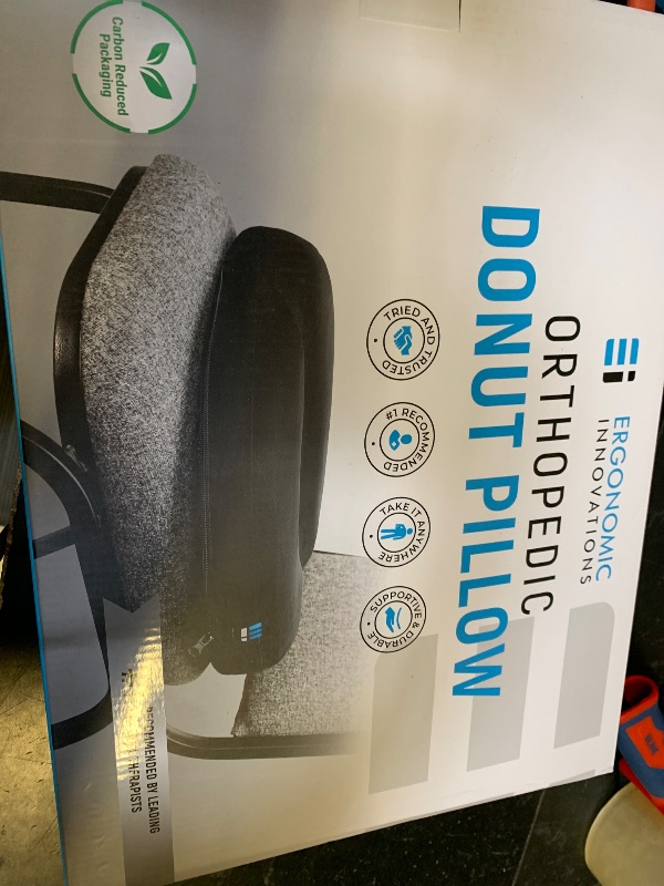 Photo 1 of Ergonomic Innovations Donut Pillow - Black