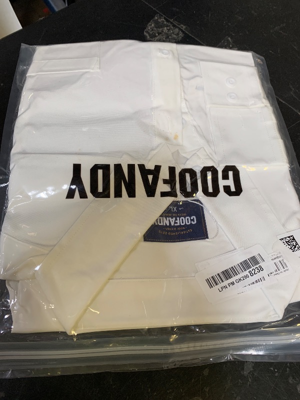 Photo 1 of COOFANDY Men's Wrinkle-Free Long Sleeve Button-Down Dress Shirt - White