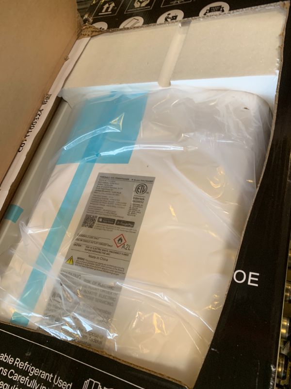 Photo 1 of GrowthWing 14,000 BTU Smart WiFi Portable Air Conditioner, Cools up to 700 Sq.Ft, Auto-Evaporation, 3-in-1 Modes, Voice & Remote Control, Quiet Operation, White
