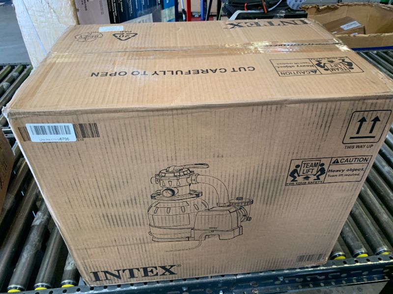 Photo 1 of INTEX Krystal Clear 3,000 GPH Sand Filter Pump for Above Ground Pools