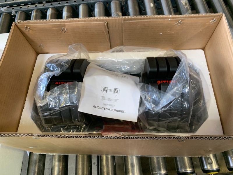 Photo 1 of BODYTECH x NUOBELL Collaboration Product, Adjustable Dumbbell, Multiple Levels of Weight Change with one-Hand 80LB, Black