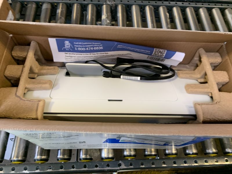 Photo 1 of HP DeskJet 2923 Wireless All-in-One Color Inkjet Printer, Scanner, Copier, 6 Month Trial of Instant Ink Included, AI-Capable (B18JWA)