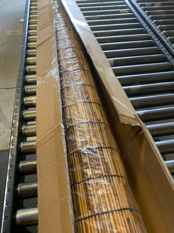 Photo 1 of PAKNANO Natural Reed Fencing 6FT X 13FT Reed Fence 6FT High Balcony Reed Fence Privacy Reed Screen for Outdoor Backyard Patio(Brown)
