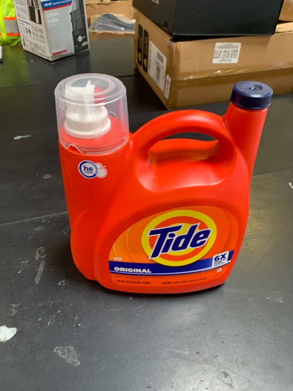 Photo 1 of Tide Liquid Laundry Detergent, Original Scent, 125 fl oz