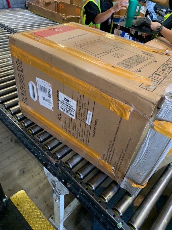 Photo 1 of Amzgachfktch Commercial Ice Maker - 110 lbs/24H, 25 lbs Storage