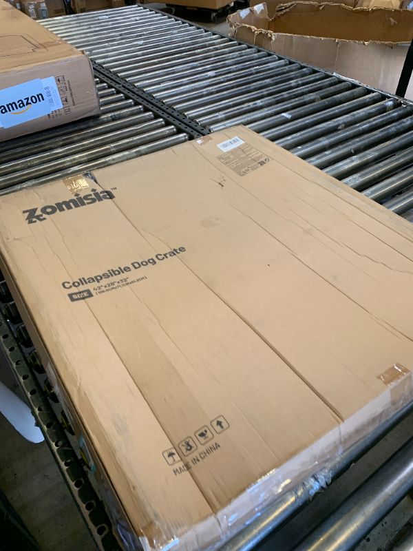 Photo 1 of ZOMISIA XL Collapsible Dog Travel Crate for Large Dogs, Portable Dog Crate