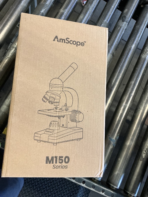 Photo 1 of AmScope M150C I 1000X All-Metal Optical Glass Lenses Cordless LED