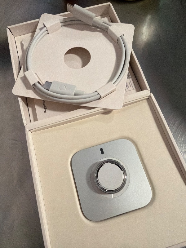 Photo 1 of OURA Ring 5 Smart Ring - Silver - Size 9 - Fitness & Sleep Tracker