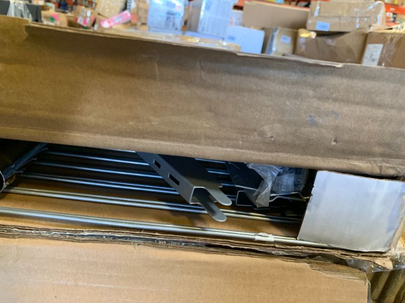 Photo 1 of Rubbermaid Configurations Custom Closet Kit 4-8 Ft. Adjustable Metal Wire Shelving Titanium Finish Expandable Organization System Hardware Included for Home Closet/Pantry/Laundry/Mudroom