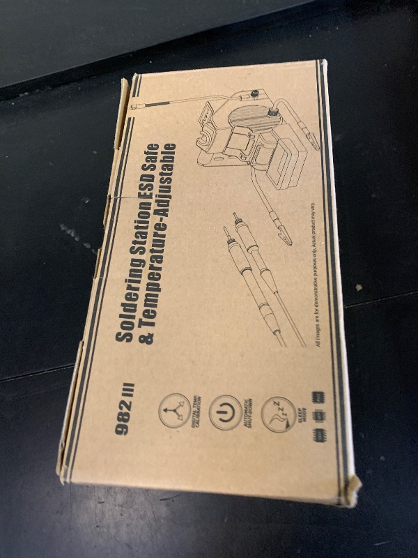 Photo 1 of YIHUA 982-III Precision Soldering Station Kit C245-Compatible with 4 C245 Soldering Iron Tips, Lead-Free Solder Wire, Sleep Mode, Auto Standby, Tip Change Slots, Full-Color Display