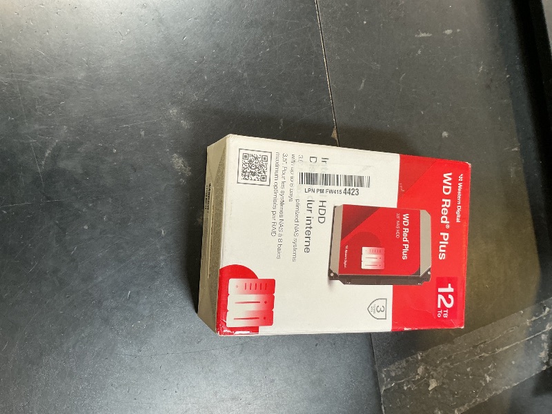 Photo 1 of Western Digital 12TB WD Red Plus NAS Internal Hard Drive HDD