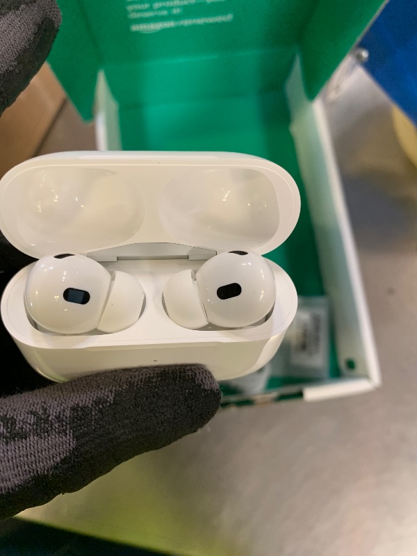Photo 1 of Apple AirPods Pro (2nd Generation) with MagSafe Charging Case (USB-C) (Renewed Premium)