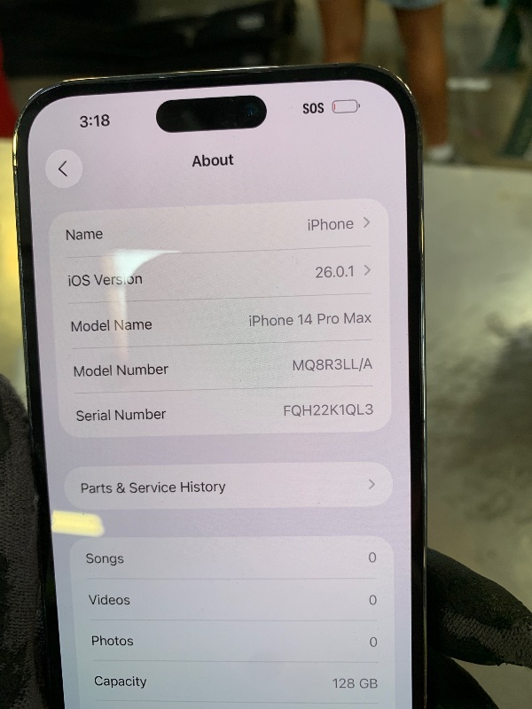 Photo 1 of Apple iPhone 14 Pro Max, 128GB, Deep Purple - Unlocked (Renewed)