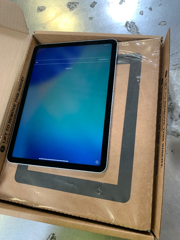 Photo 1 of Apple iPad Air 11-inch (M2): Built for Apple Intelligence, Liquid Retina Display, 128GB, 12MP Front/Back Camera, Wi-Fi 6E, Touch ID, All-Day Battery Life — Blue