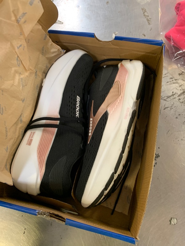 View 3 of Brooks Women’s Ghost Max 3 Neutral Running & Walking Shoe - Black/Black/Rose Gold - 8.5 Medium