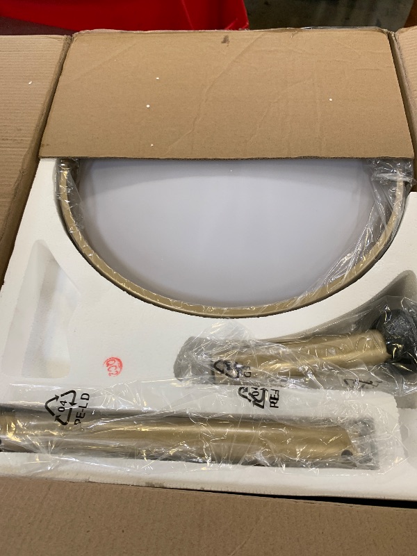 Photo 1 of Vaczon 52 Inch Gold Ceiling Fan with Light