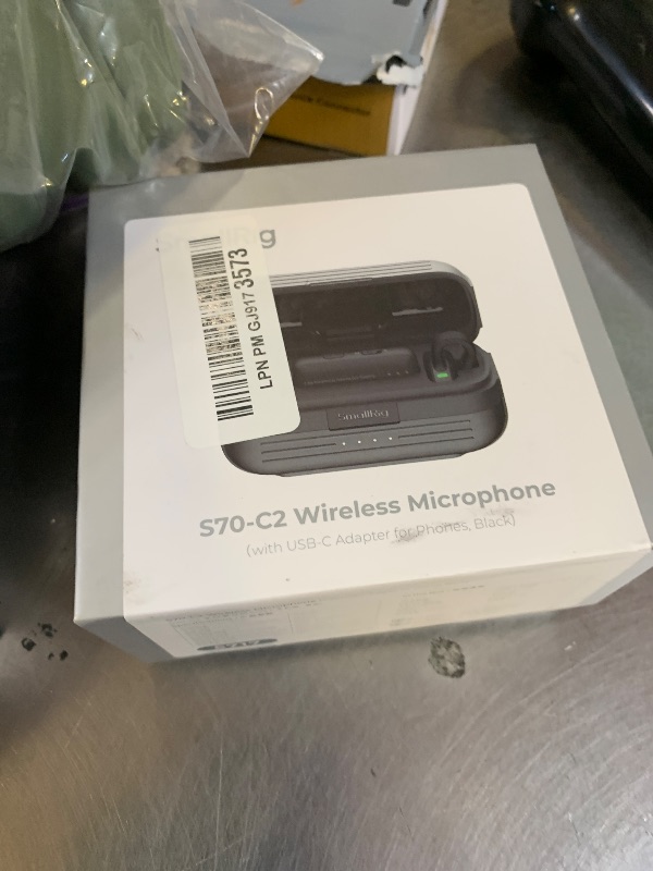 Photo 1 of SMALLRIG S70-C2 Wireless Lavalier Microphone System - Black