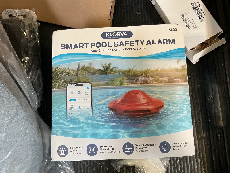 Photo 1 of KLORVA Smart Pool Alarm - Red