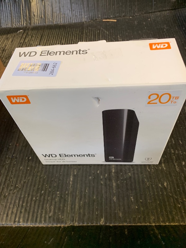 Photo 1 of WD 20TB Elements Desktop External Hard Drive USB 3.0