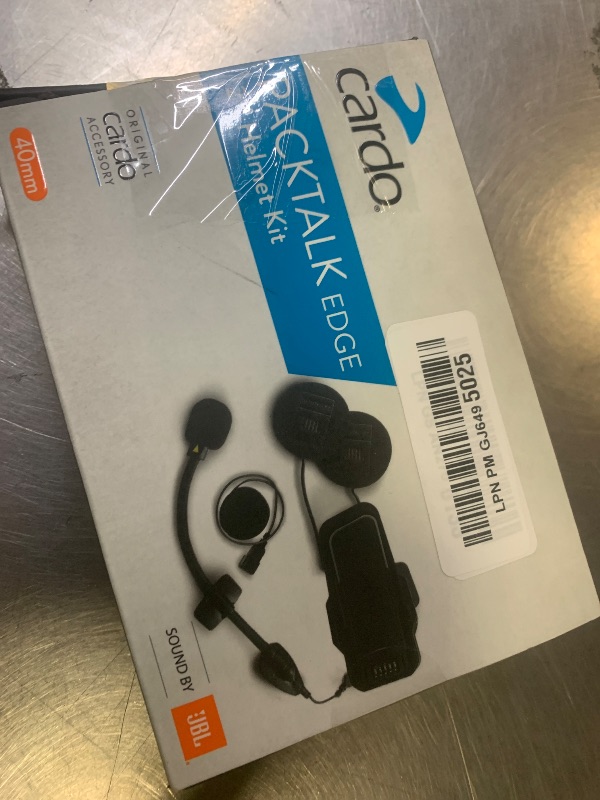 Photo 1 of Cardo Packtalk Pro/Edge 2ND Helmet Kit - Sound by JBL, Perfect for Your Additional Helmet, Allows for Simple Moving Your Communicaion System Between Helmets