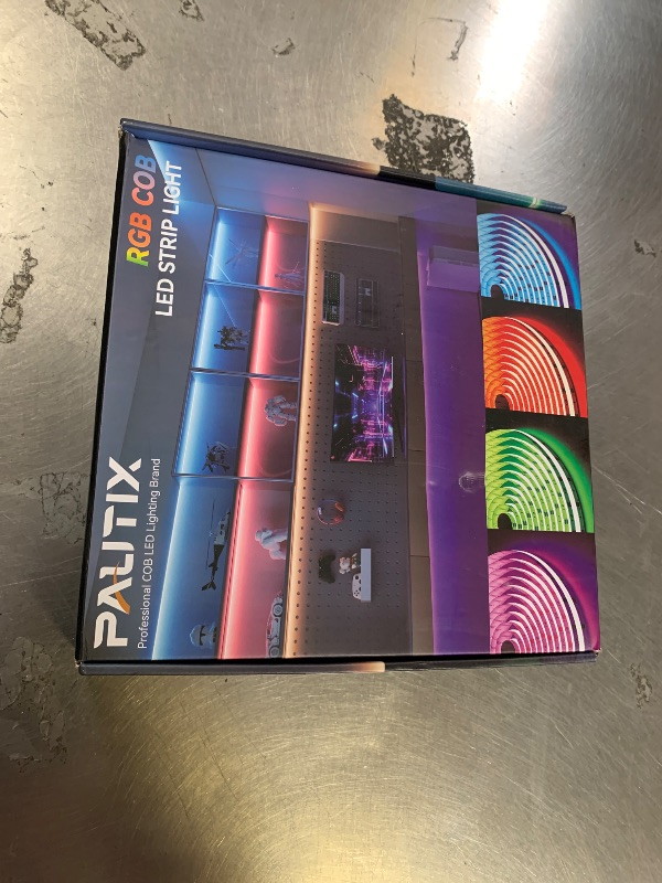 Photo 1 of PAUTIX S-COB RGB LED Strip Light, 32.8ft UL-Listed
