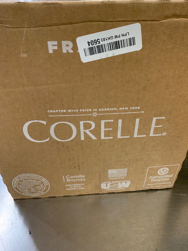 Photo 1 of Corelle Vitrelle 18-Piece Square Dinnerware Set - Service for 6, Pure White