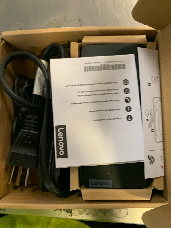 Photo 1 of Lenovo USB-C Dual Display Travel Dock w/ 100W Adapter