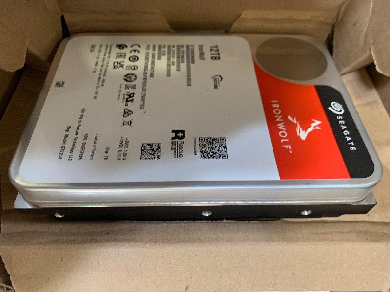 Photo 1 of Seagate IronWolf 12TB NAS Internal Hard Drive