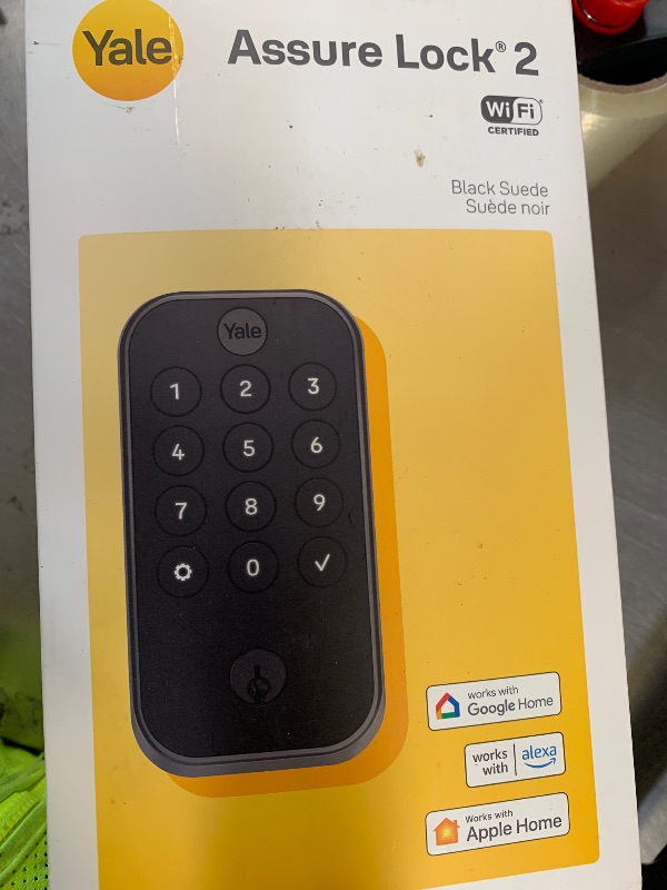 Photo 1 of Yale Assure Lock 2 Keypad Deadbolt with Wi-Fi, Black Suede