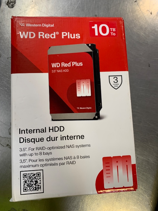 Photo 1 of Western Digital 10TB WD Red Plus NAS Internal Hard Drive