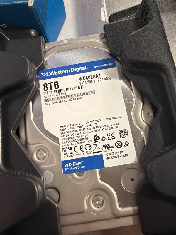 Photo 1 of Western Digital 8TB WD Blue Internal Hard Drive