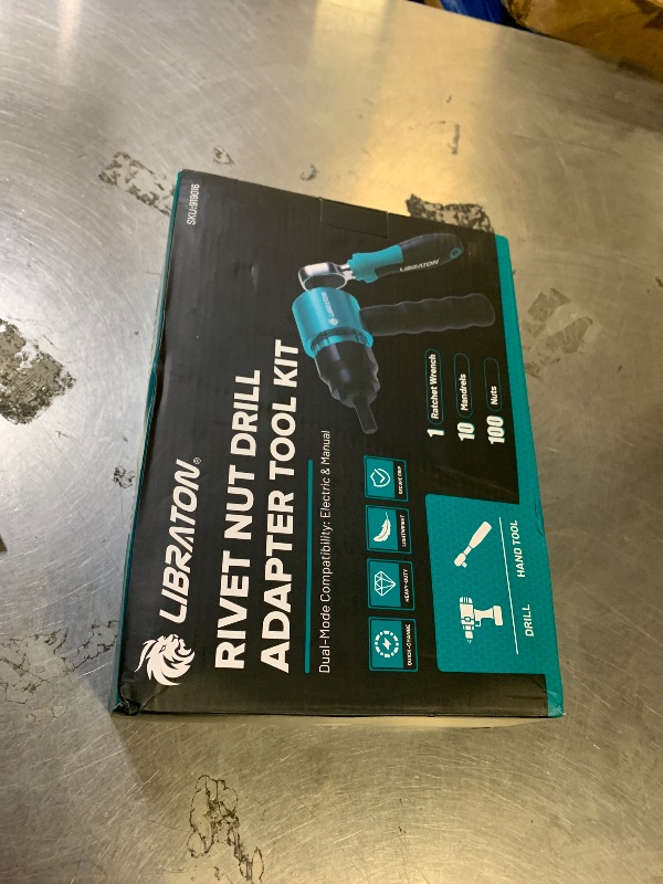 Photo 1 of LIBRATON Rivet Nut Tool Set with Ratchet Wrench