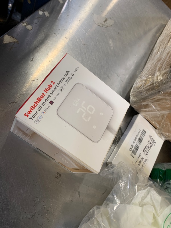 Photo 1 of SwitchBot Hub 2 (2nd Gen) WiFi Thermometer Hygrometer IR Remote