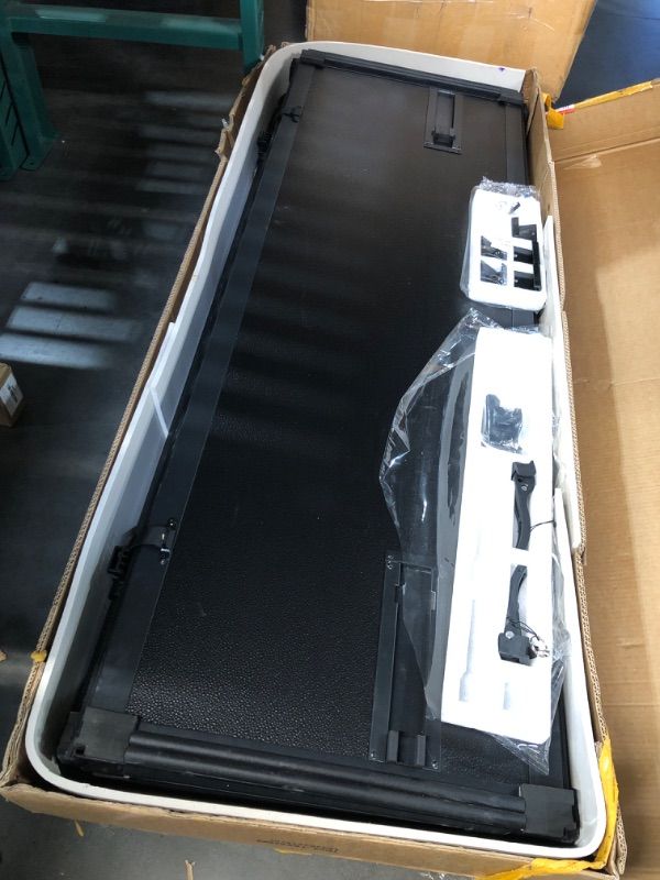 Photo 1 of **MISSING HARDWARE**AUTOSAVER88 FRP Hard Tri-fold Truck Bed Tonneau Cover Compatible with Jeep Gladiator JT 2020 2021 2022 2023 2024 2025 2026 5 ft Bed with Trail Rail System