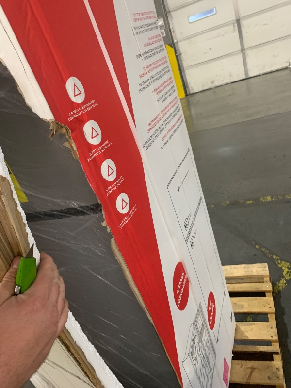 Photo 1 of ***FACTORY SEALED - OPENED FOR INSPECTION***Frigidaire, 2 Door Apartment Size Refrigerator/Freezer Combo, 7.5 cu ft, Platinum Series, Stainless, 23" D x 21.5" W x 55.5" H