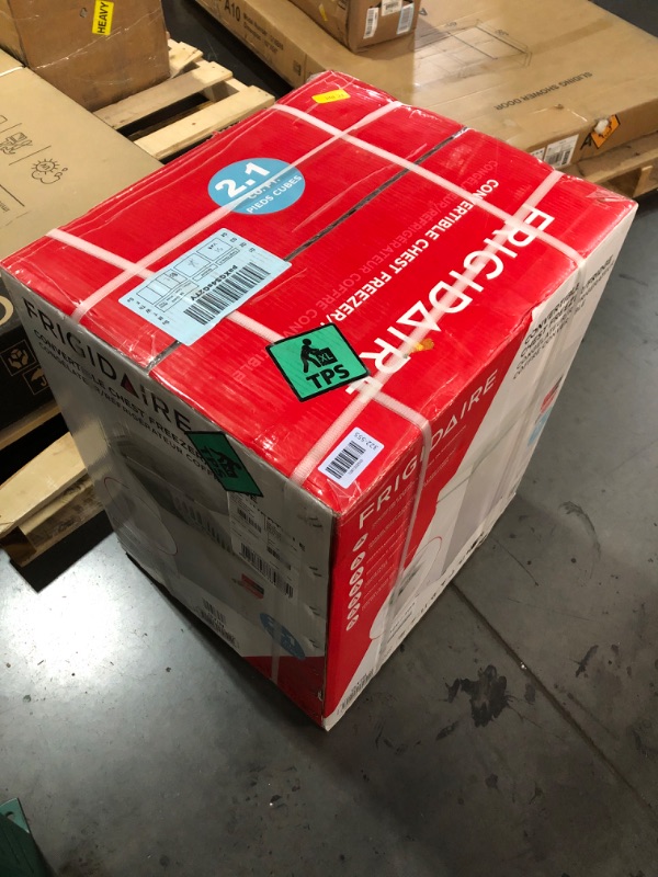Photo 1 of ***FACTORY SEALED***Frigidaire Chest Deep Freezer, 2.0 Cu. Ft. Capacity, Adjustable Thermostat-Removable Vinyl Coated Wire Basket-Easy Defrost Drain- Garage Ready- Pearl White