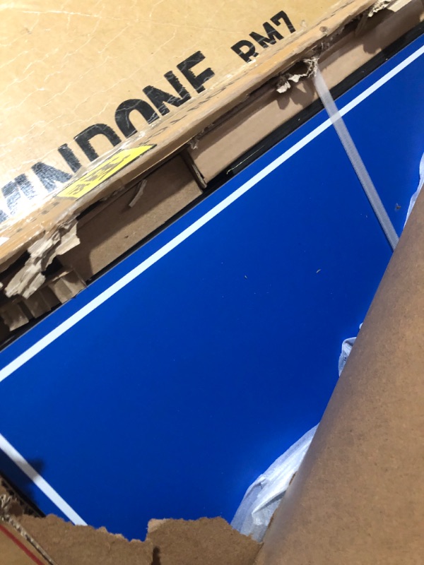 View 2 of ***TRUCK/TRAILER PICKUP ONLY*** JOOLA Tetra - 4 Piece Ping Pong Table Top for Pool Table - Includes Ping Pong Net Set - Full Size Table Tennis Conversion Top for Billiard Tables - Easy Assembly & Compact Storage - Incl. Foam Backing