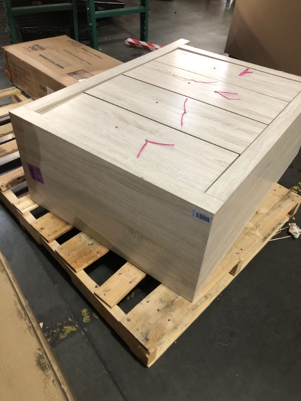 Photo 1 of ***DAMAGED - SEE PICTURES*** Coaster Home Furnishings Brantford Farmhouse Wood 4-Drawer Bedroom Chest of Drawers Chiffonier Clothing Storage Cabinet Bedroom Armoire Tall Dresser Organizer Unit Coastal White 207055