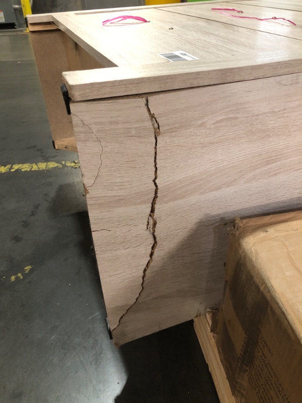 Photo 1 of ***DAMAGED - SEE PICTURES*** Coaster Home Furnishings Brantford Farmhouse Wood 4-Drawer Bedroom Chest of Drawers Chiffonier Clothing Storage Cabinet Bedroom Armoire Tall Dresser Organizer Unit Coastal White 207055
