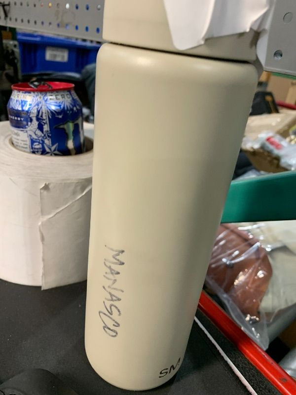 Photo 1 of ***DENTED AND HAS NAME WRITTEN ON IT***
Simple Modern Water Bottle with Straw Lid Vacuum Insulated Stainless Steel Metal Cup Bottles | Reusable Leak Proof BPA-Free Flask for Gym, Travel, Sports | Summit Collection | 22oz, Almond Birch