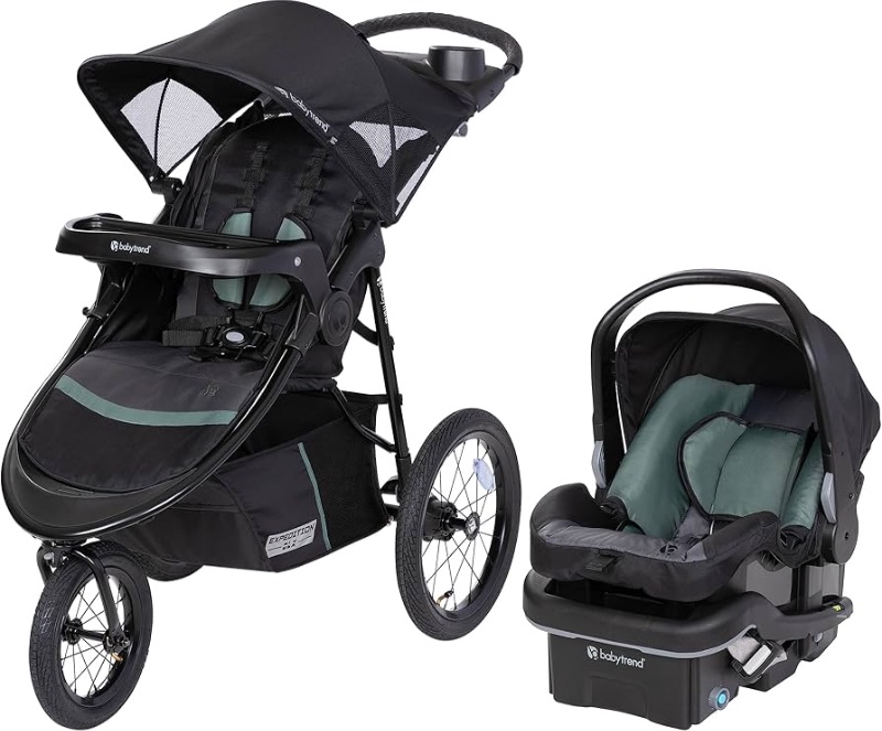 Photo 1 of ****Baby Trend Expedition® DLX Jogger Travel System with EZ-Lift™ Plus Infant Car Seat, Dash Sage
