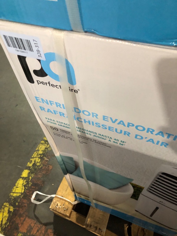 Photo 1 of ***FACTORY SEALED***Perfect Aire 560 CFM Portable Evaporative Cooler for Hot/Dry Climates, Indoor Fan Powered Swamp Cooler for Garage, Warehouse, Medium Rooms up to 500 square feet